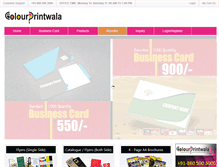 Tablet Screenshot of colourprintwala.com